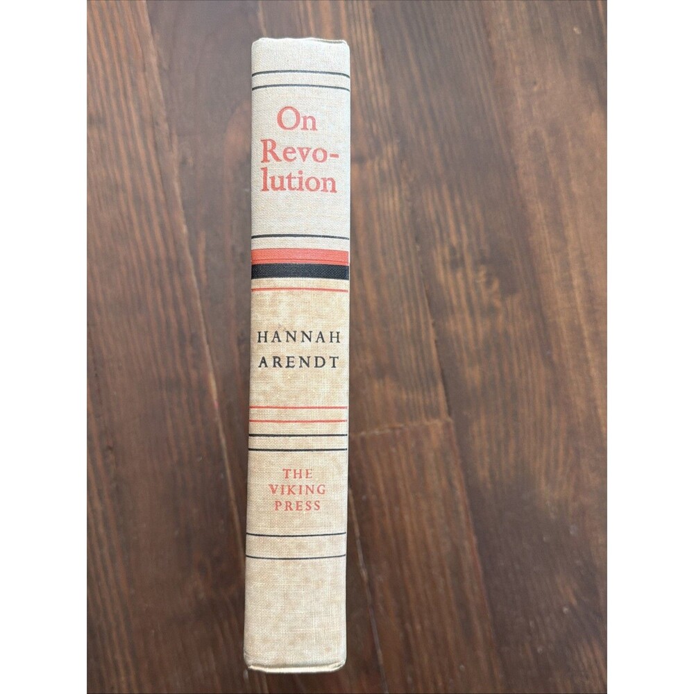 On Revolution Hannah Arendt Paperback Viking Compass Political Philosophy